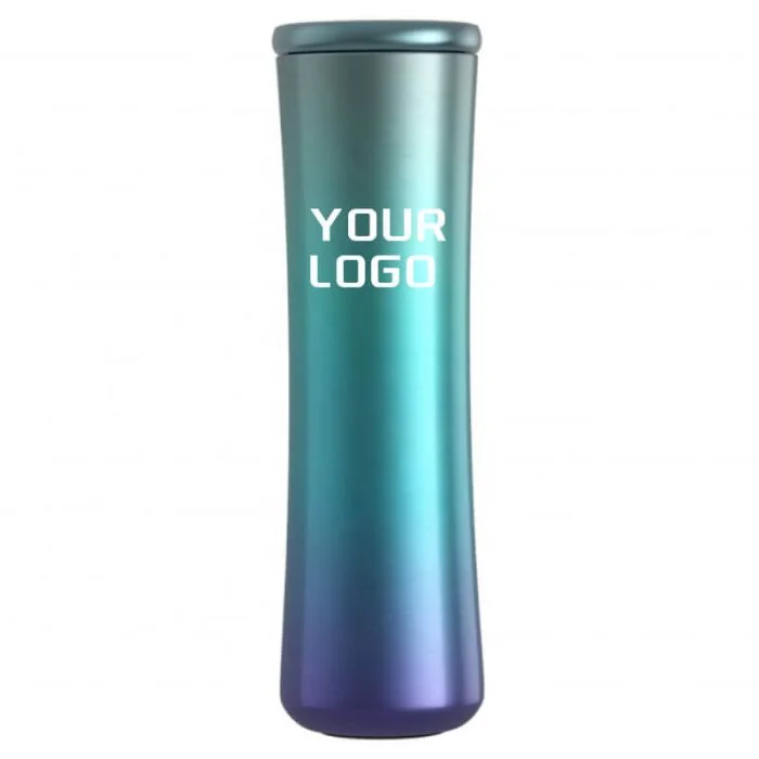 Custom 15oz Water Bottle Gradient Thermal Stainless Steel Sports Water Bottles Insulated Vacuum Flask