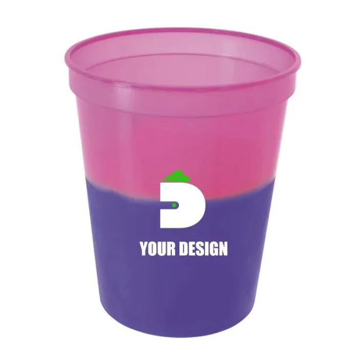 Custom 16 Oz. BPA-Free Color Changing Stadium Cup for Events & Outdoor Use