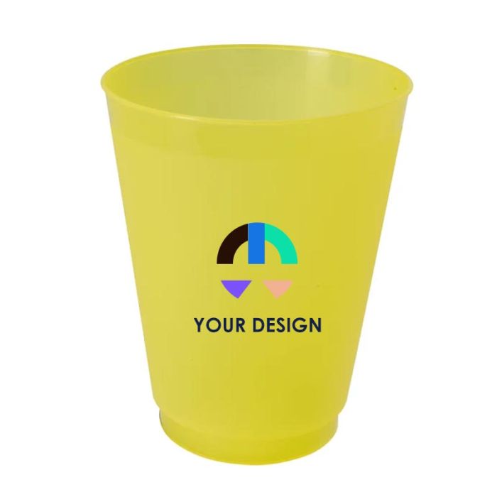 Custom 16 Oz. Reusable Frosted Flex Stadium Cup for Special Occasions