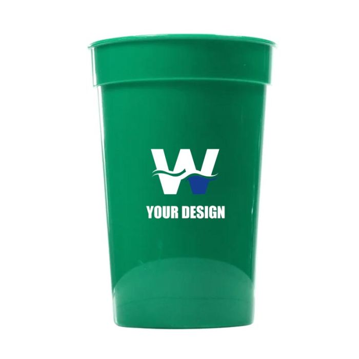Custom 17 Oz. Durable Smooth Stadium Cup Dishwasher Safe for Promotions