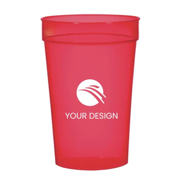 Custom 17 Oz Durable Translucent Stadium Cup 