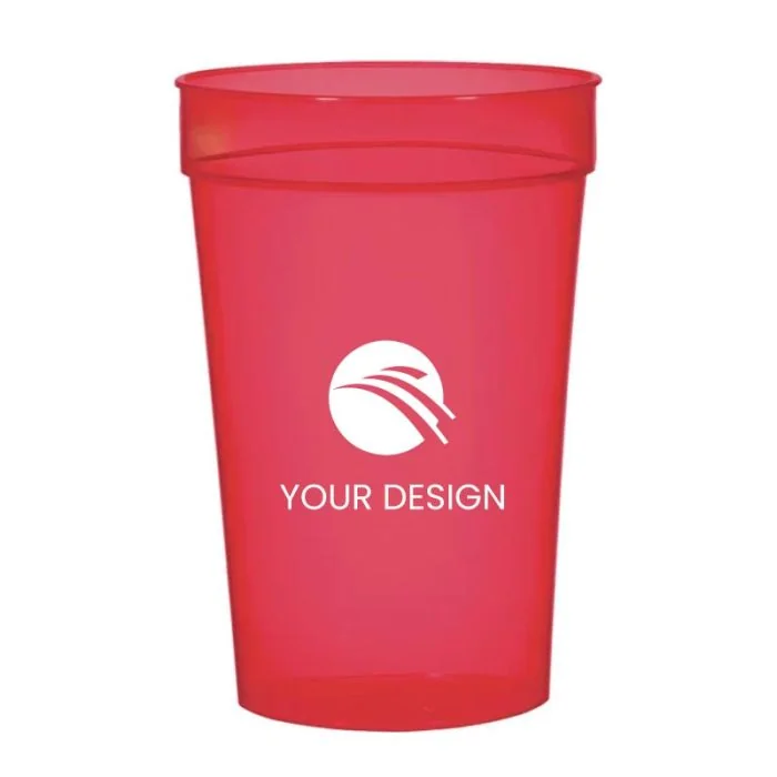 Custom 17 Oz Durable Translucent Stadium Cup 