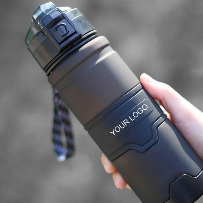 Custom 1L Outdoor Tritan Plastic Sports Water Bottle 33oz Portable Tour Hiking Camping Bottle