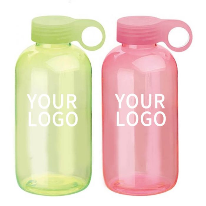 Custom 20oz Reusable Travel Tritan Bottle Transparent Sports Bottle Portable with Handle