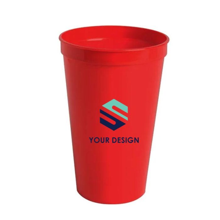 Custom 22 Oz. Eco-Friendly BPA-Free Stadium Cup Perfect for Marathons, Sporting Events, and Promotions
