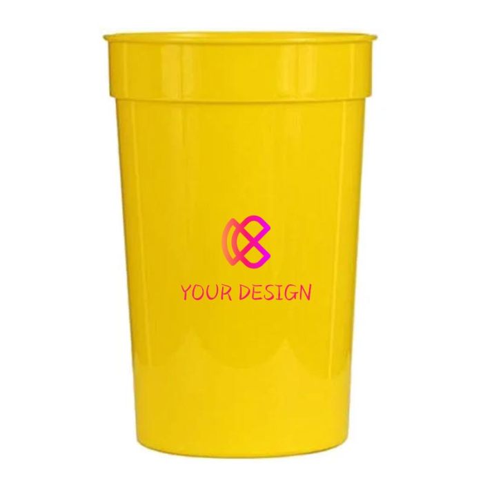 Custom 22 Oz Durable Smooth Stadium Cup Ideal for Business Promotions
