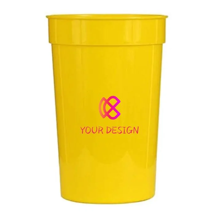 Custom 22 Oz Durable Smooth Stadium Cup Ideal for Business Promotions