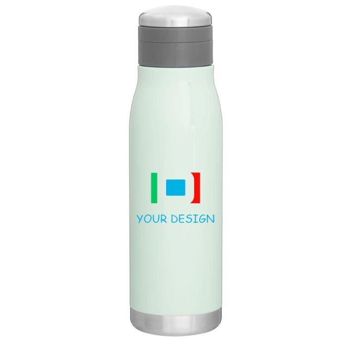 Custom 25 oz Stainless Steel Thermal Bottle with Copper Vacuum Insulation Perfect for Travel or Work