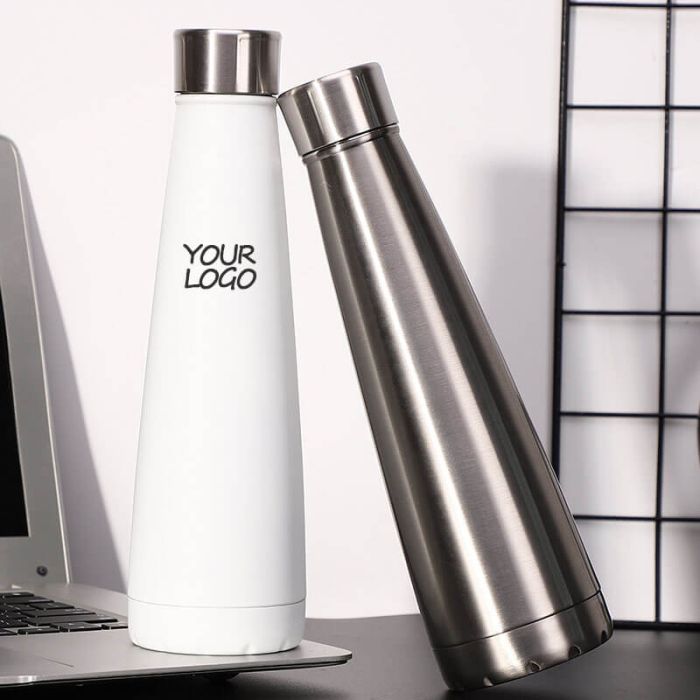 Custom 304 Stainless Steel Vacuum Insulated Water Bottle 450ml 15oz Flask for Hot or Cold Drinks