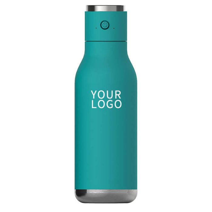 Custom 304 18/8 Stainless Steel Water Bottle with Wireless Bluetooth Audio Speaker Lid Music Thermos Flask
