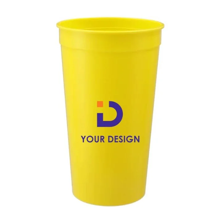 Custom 32 Oz BPA-Free Solid Stadium Cup Perfect for Outdoor Events