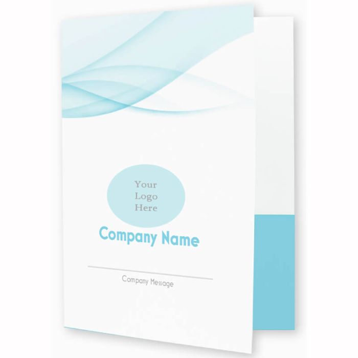 Custom 9" x 12" Presentation Folders
