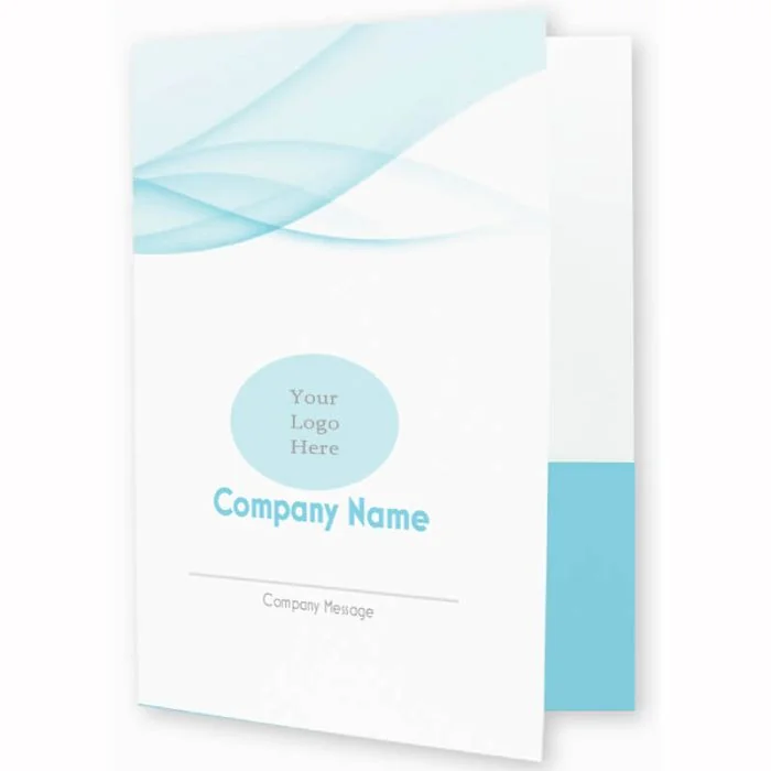 Custom 9" x 12" Presentation Folders