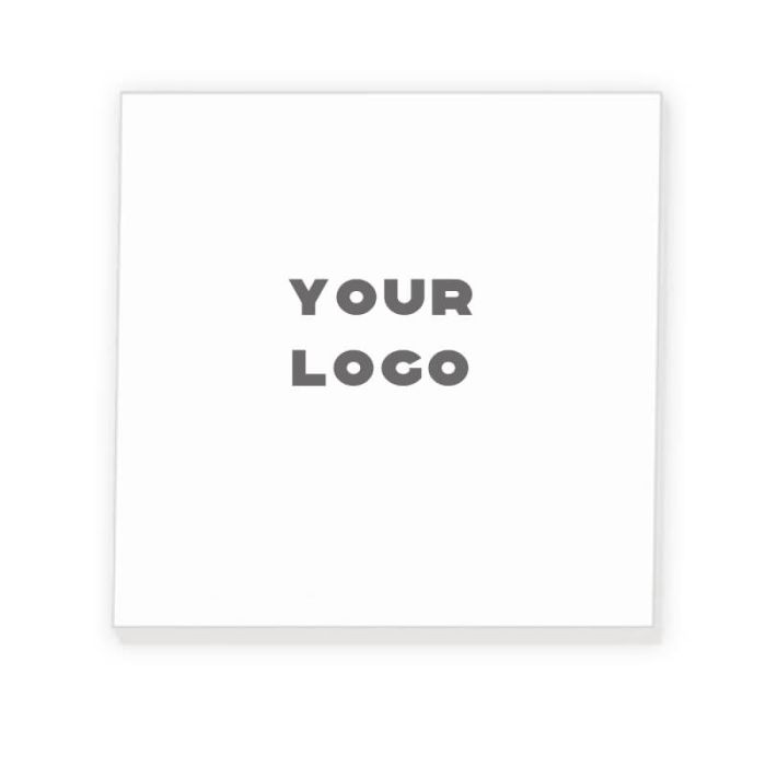 Custom Adhesive Memo Stickers Square Notepads 25 Sheets Note Pads for Home Office