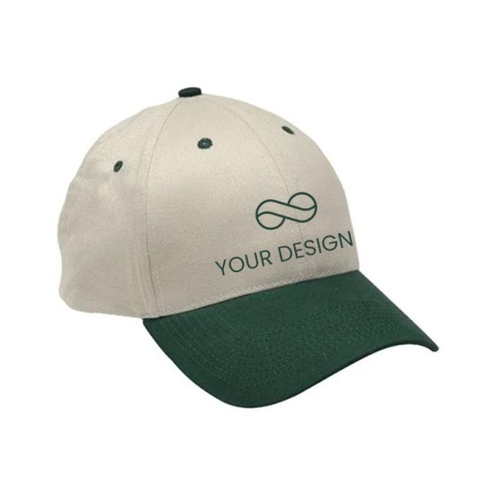 Custom Adjustable Brushed Cotton Twill Hats for Men and Women