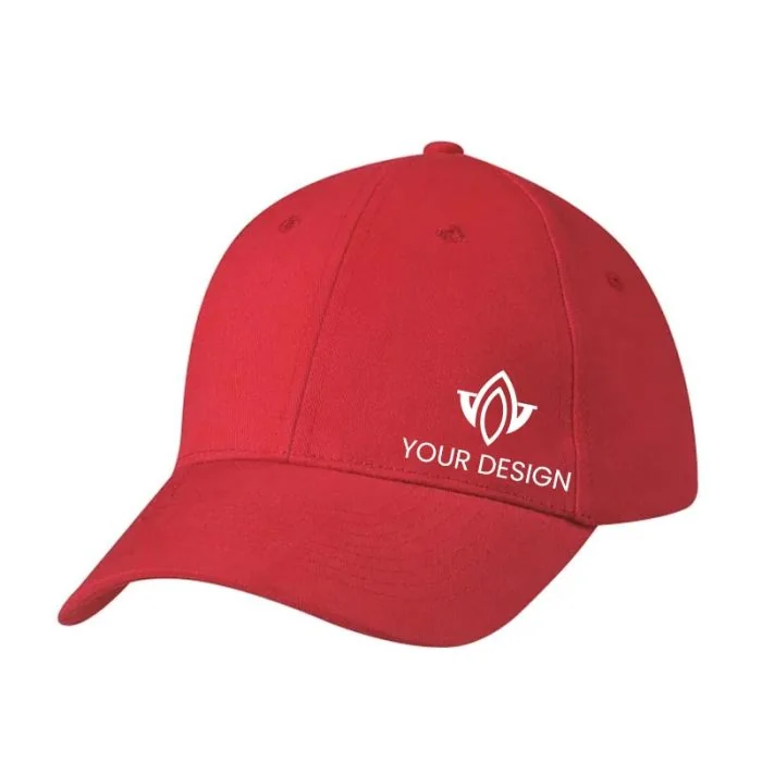 Custom Baseball Cap - 100% Brushed Cotton Twill and Adjustable Unisex Fit
