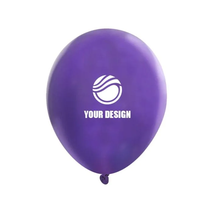 Custom Biodegradable 11" Metallic Latex Balloons