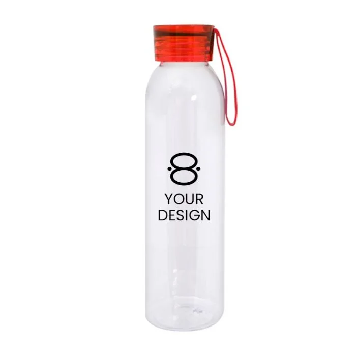 Custom BPA-Free 23oz Tritan Water Bottle with Screw-On Lid and Silicone Strap