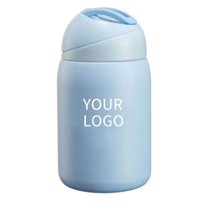 Custom BPA Free 200ml Water Bottle Cute Children Mini Vacuum Insulated Thermos Breakfast Flask