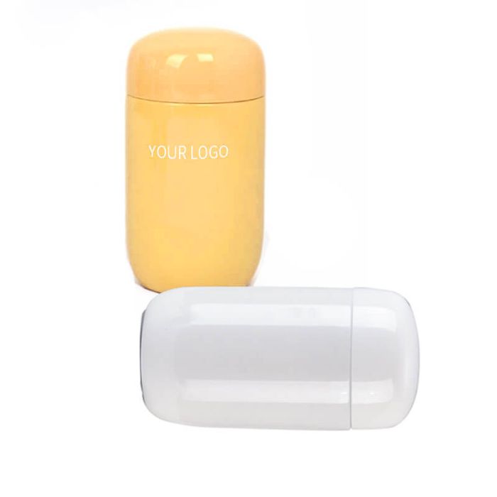 Custom BPA Free Breakfast Cup Thermal Bottle Stainless Steel Bottle Small Vacuum Flask with Lid