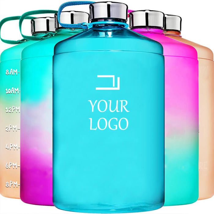 Custom Bpa Free Clear Drinking Bottle Wholesale Extra Large Plastic Sports Water Bottle