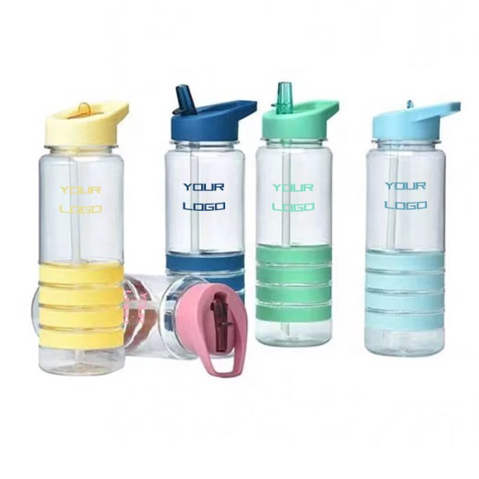 Custom BPA Free Sports Water Bottle Plastic Gym Drinks Bottle Reusable Tritan Plastic Bottle For Adults & Kids