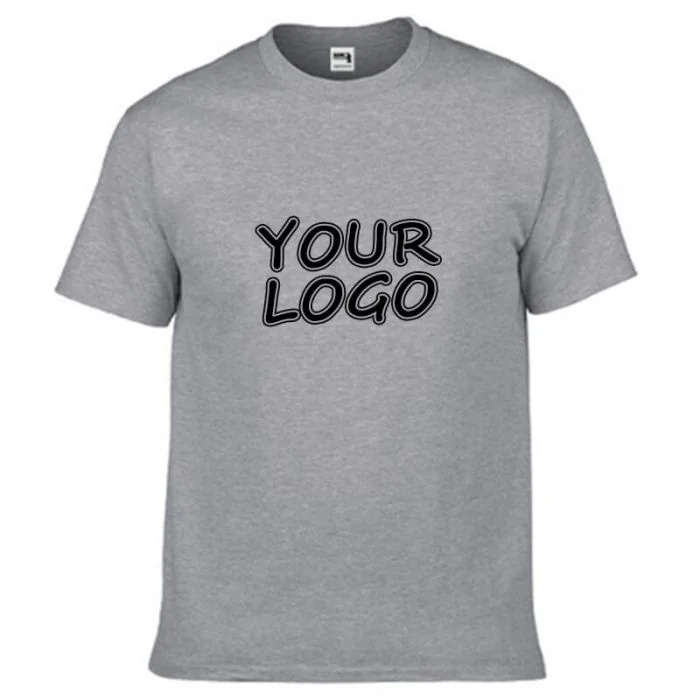 Custom Breathable Crewneck T-shirt Unisex Short Sleeve Summer Blouse Tops Round Neck Tee Shirt