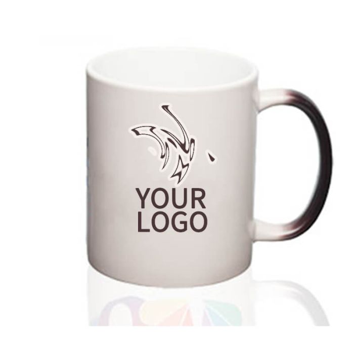 Custom Ceramic Hot Water Display Photo Coffee Mugs 11 Ounces Traditional Magic Photo Mugs Tea Cup