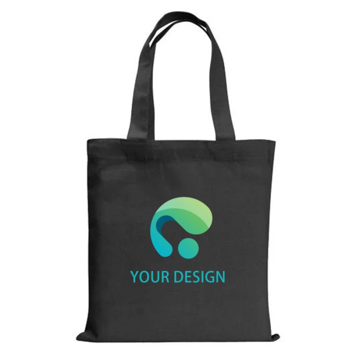 Custom Colored Mini Economy CottonTote Bag 9.5"H x 9"W