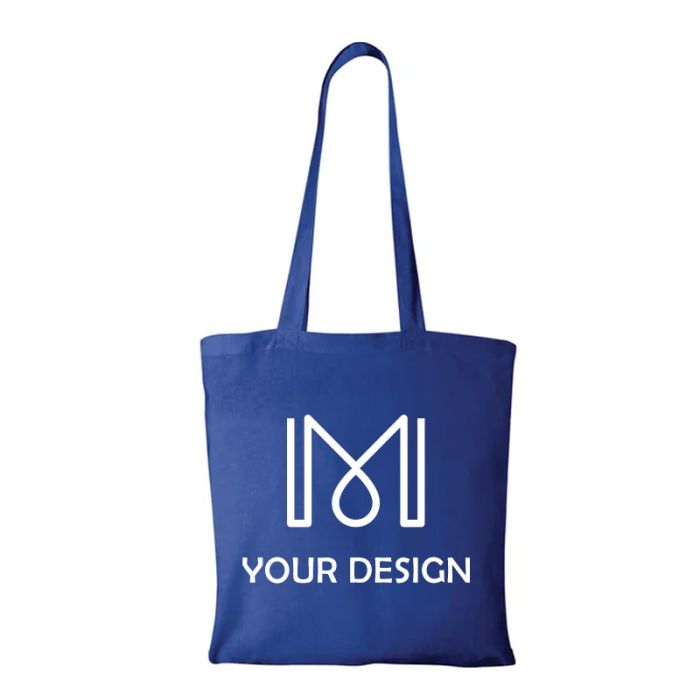 Custom Colorful Convention Cotton Canvas Tote Bag 17" H x 15" W