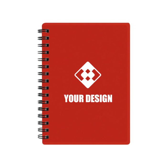 Custom Compact Mini Pocket Buddy Notebook - 50 Lined Sheets with Zip-Lock Pocket 