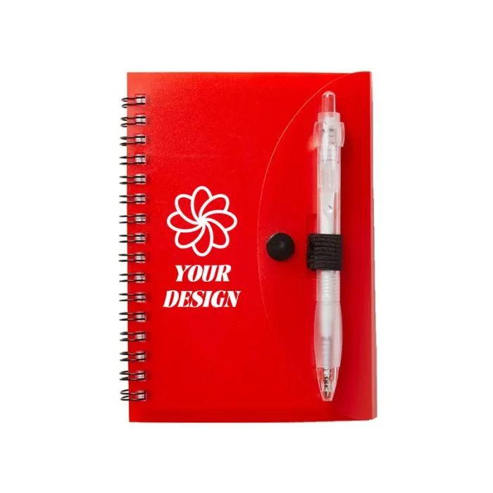 Custom Compact Spiral Notebook with Cardinal Pen 