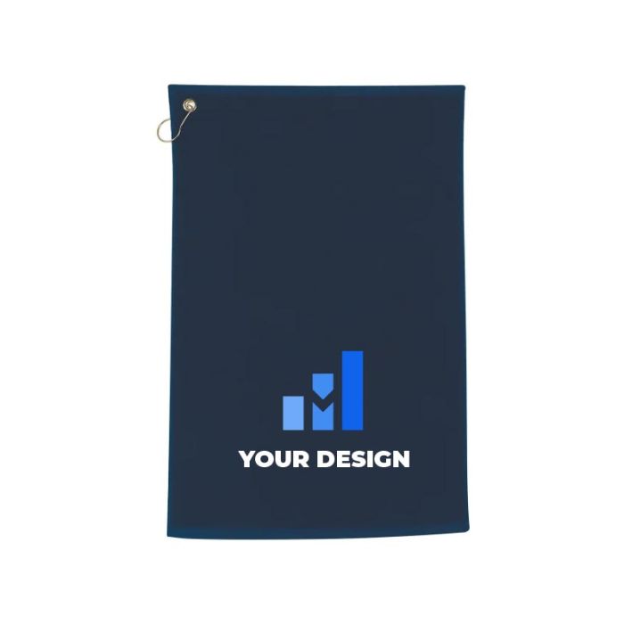 Custom Cotton Golf Towels 25" x 16" Ideal for Charity Events and Client Gifts