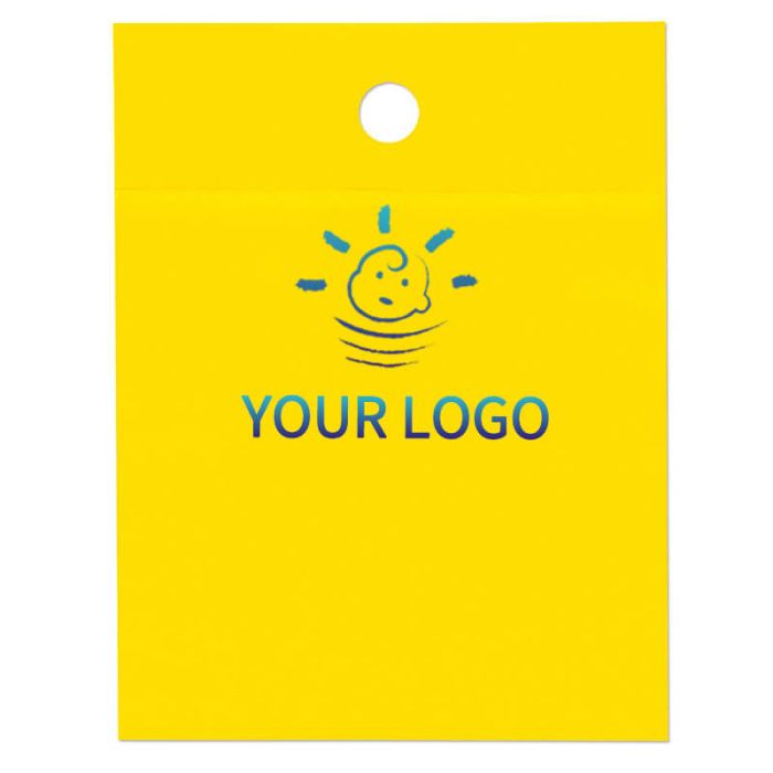 Custom Die Cut Plastic Bag Boutique Shopping Gift Bags with Door Knob Hole