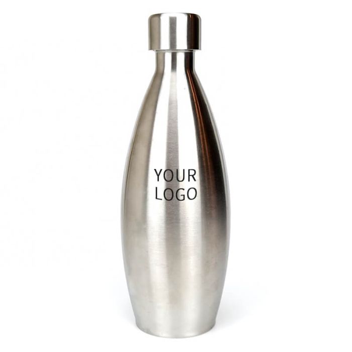 Custom Double Wall 304 Stainless Steel Insulated Bottle 30oz Large Capacity Bowling Shape Vacuum Flask