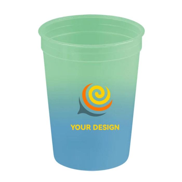 Custom Durable 12 Oz Cool Color Changing Cups for Events