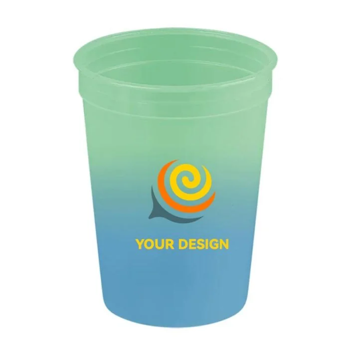Custom Durable 12 Oz Cool Color Changing Cups for Events