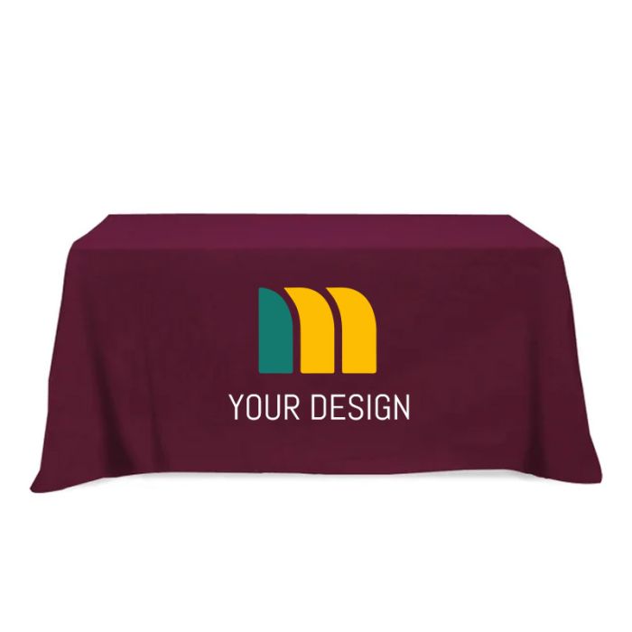Custom Durable 6 Foot Table Cover - Full Coverage