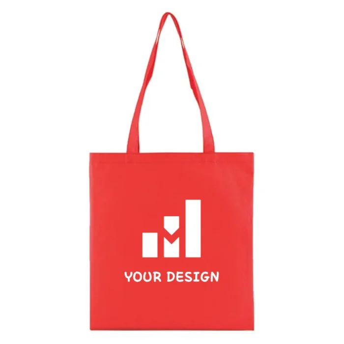 Custom Durable 80 GSM Polypropylene Eco Carry Tote Bag 15"H x 14" W