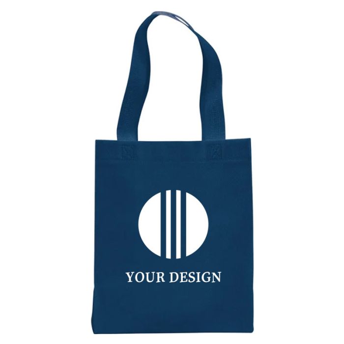 Custom Durable Mini Non-Woven Tote Bag 10.5"H x 9" W