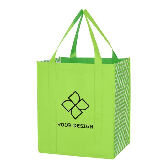 Custom Durable Non-Woven Frequent Shopper Tote 15"H x 13" W