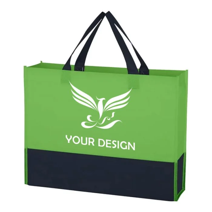 Custom Durable Non-Woven Tote Bag 15"H x 11.5" W