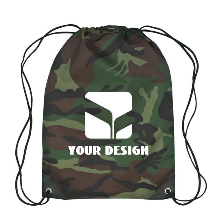 Custom Durable Nylon Camouflage Small Hit Sports Pack 18"H x 14" W