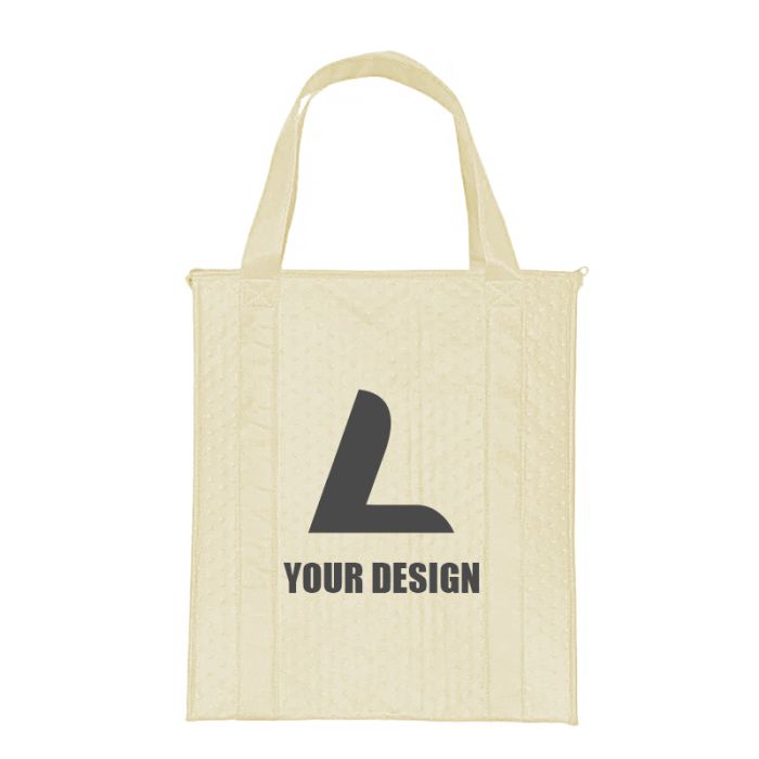 Custom Durable Polypropylene Tote Insulated Bag 15" H x 13" W