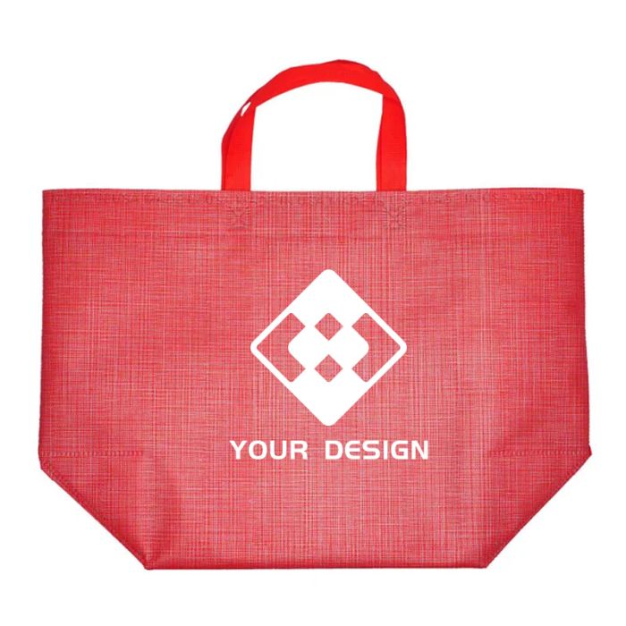 Custom Durable Strand Grocery Shopper Tote Bag 12"H x 13.5" W