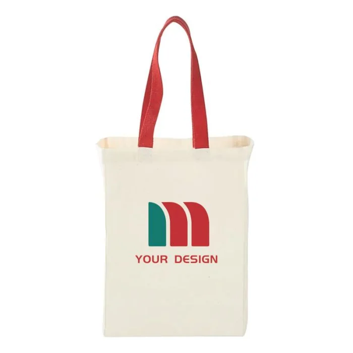 Custom Eco-friendly Cotton Canvas Grocery Tote 10" W x 14" H