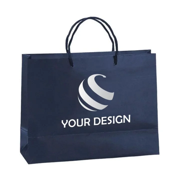Custom Eco-Friendly Matte Eurotote Bag 10" H x 13" W