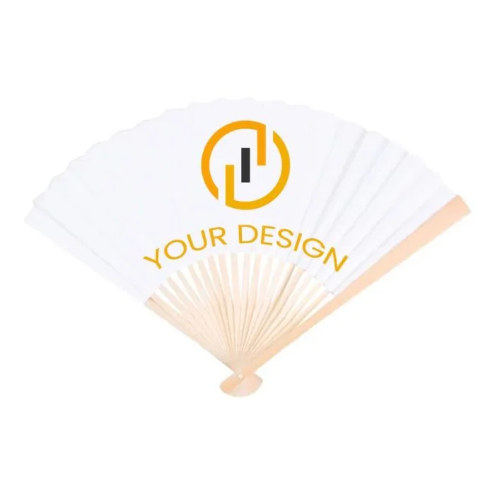 Custom Eco-Friendly Oriental Folding Fans 9"x15" Perfect for Events