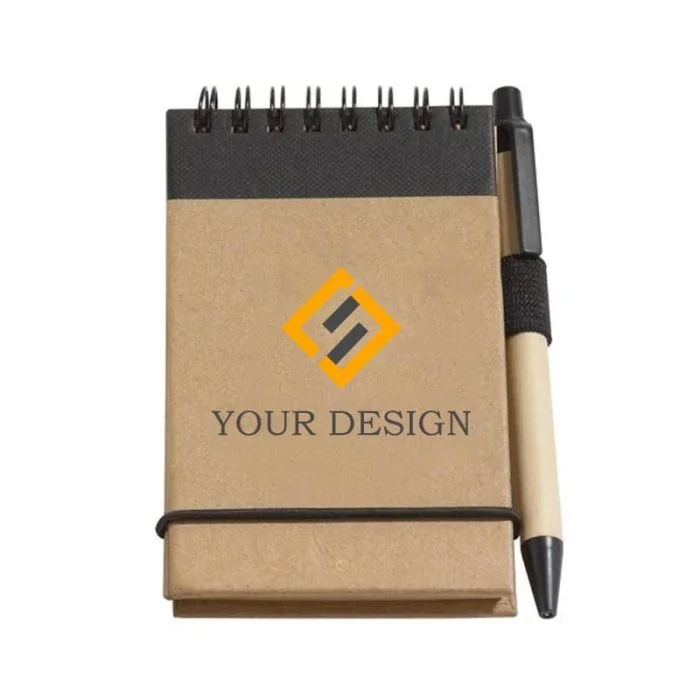 Custom Eco-Friendly Recycled Jotter Pad with Pen 
