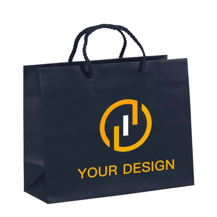 Custom Elegant Matte Eurotote Bag 8" H x 10" W